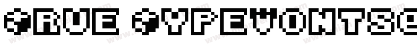 True TypeFonts字体转换